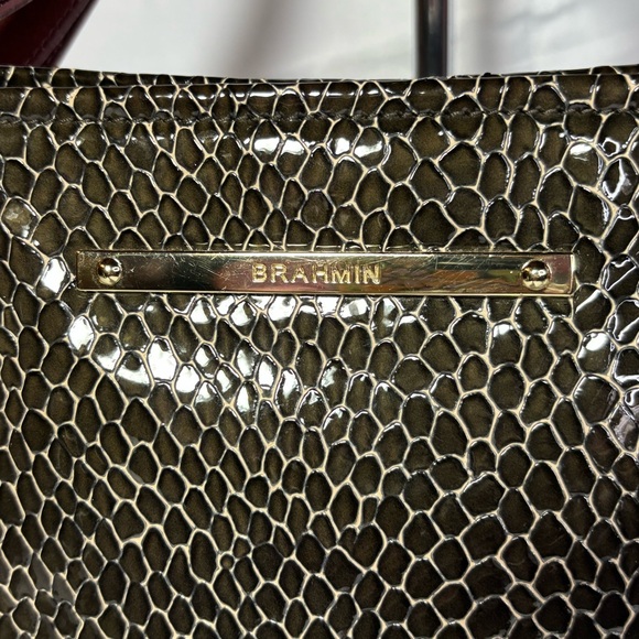 Brahmin Black and Brown Satchel - Picture 10 of 15